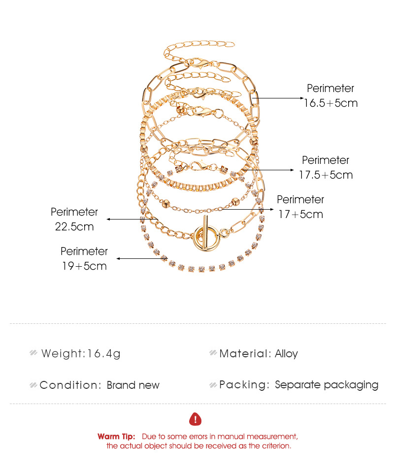 Geometric Fashion Artificial Gemstones Alloy Bracelets Wholesale display picture 1
