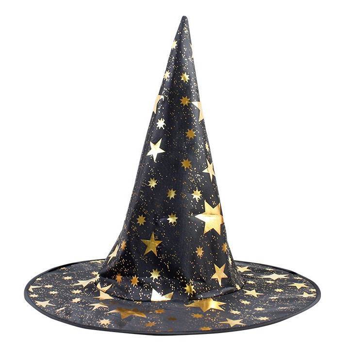 Cross-border COS maquillaje sombrero de baile suministros de Halloween bar decoración vestido sombrero de bruja sombrero mágico de Halloween