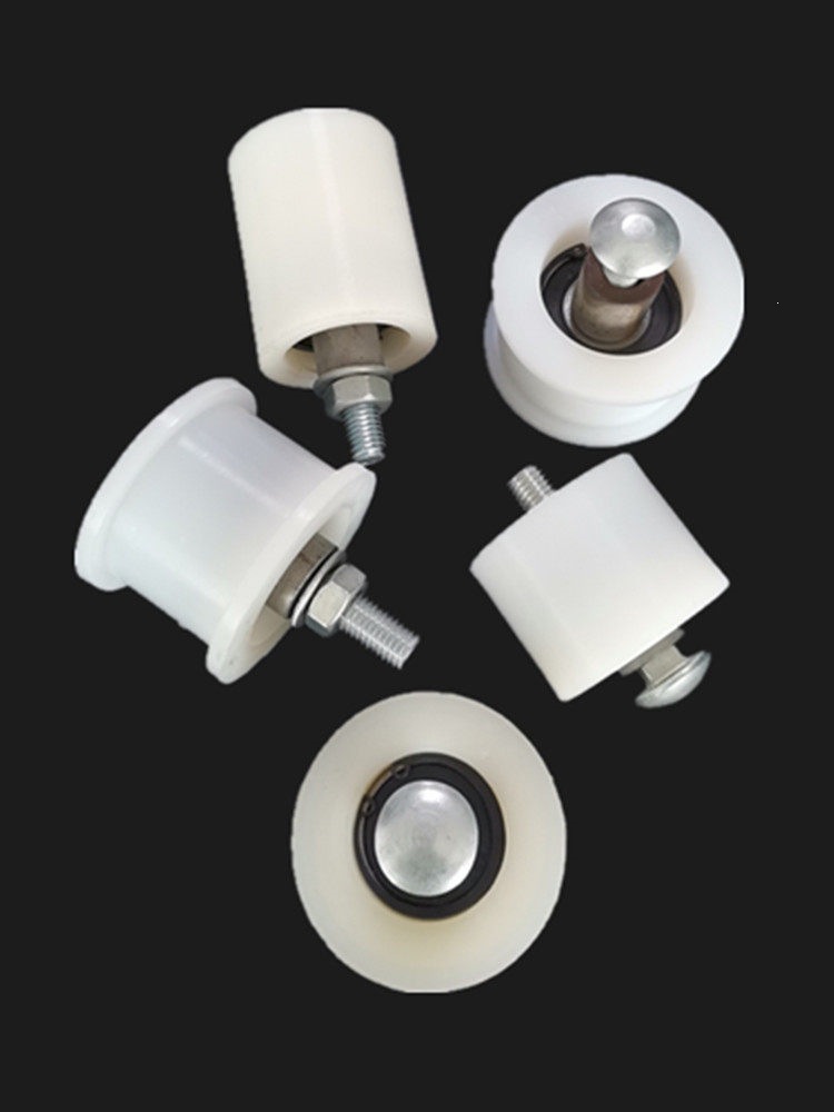 Harvester Wheel Nylon Tensioning Wheel Chain Press H-Groove Belt Chain Tensioning Wheel Belt Press Wheel Chain Pulling Wheel Roller