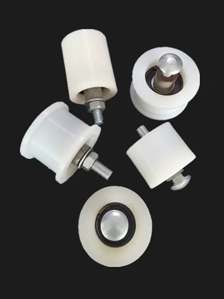 Harvester Wheel Nylon Tensioning Wheel Chain Press H-Groove Belt Chain Tensioning Wheel Belt Press Wheel Chain Pulling Wheel Roller