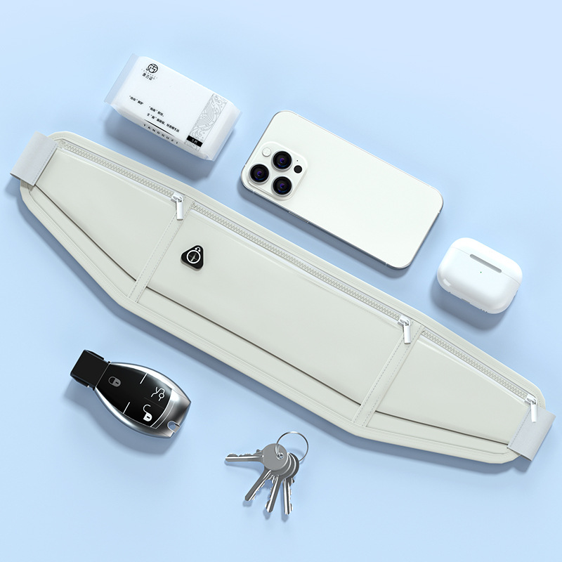 [upgraded model] shiny gray night running reflective | anti-falling and anti-sway | can hold 7.2inch mobile phones