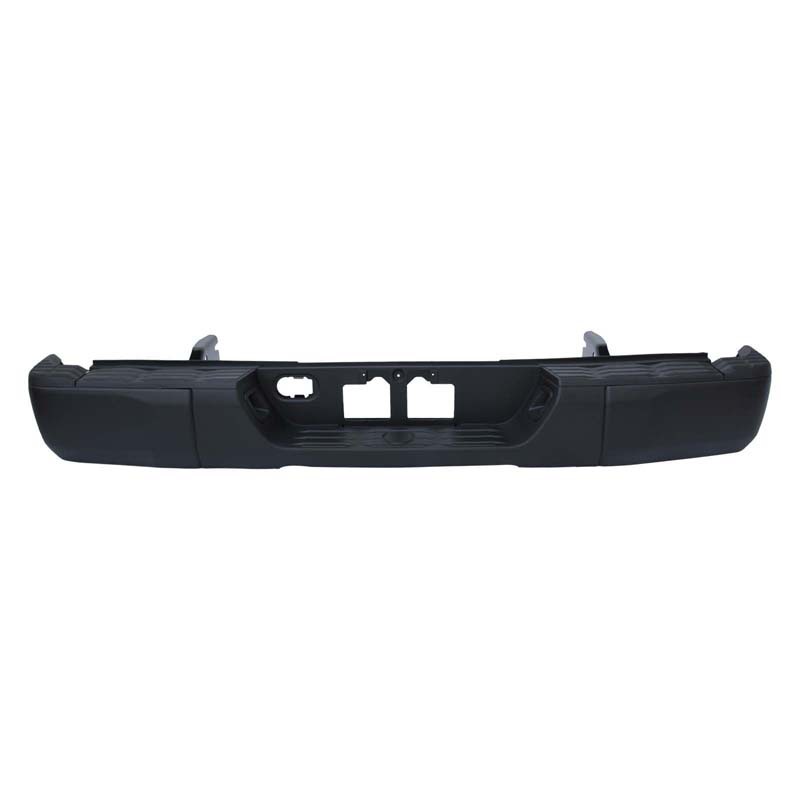 Adecuado para el parachoques trasero original de Toyota, negro Tundra sin agujero de radar, parachoques 2014-2021