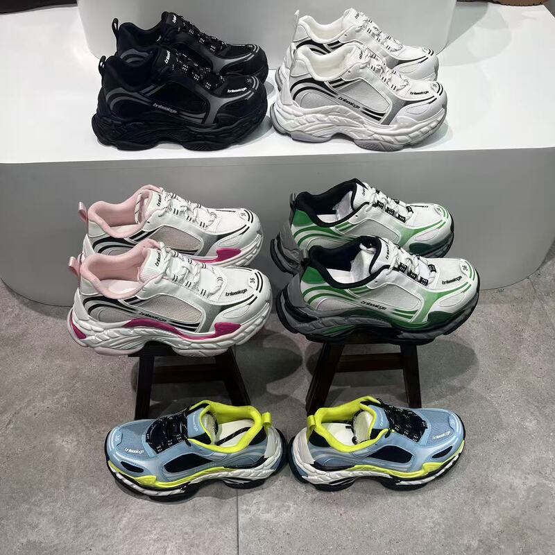 Genuine Leather Trendy Dad Sneakers for Women, 2026 Spring New Versatile Thick-Soled Shoes That Make Feet Look Smaller, Parisian Sports Style Casual Shoes Genuine Leather Trendy Dad Sneakers for Women, 2026 Spring New Versatile Thick-Soled Shoes That Make Feet Look Smaller, Parisian Sports Style Casual Shoes