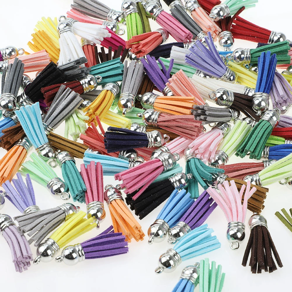 Корейская бархатная кисточка из оленьей кожи бархатная кожаная кисточка Корейская бархатная кисточка подвесные аксессуары DIY ювелирные изделия ручной работы брелок