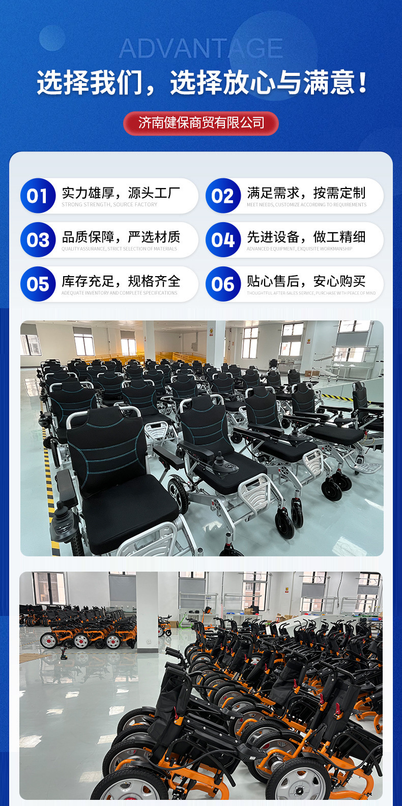 Electric Wheelchair Foldable for the Elderly and Disabled, Fully Automatic Smart Push Wheelchair, Large Wheel Mobility Scooter