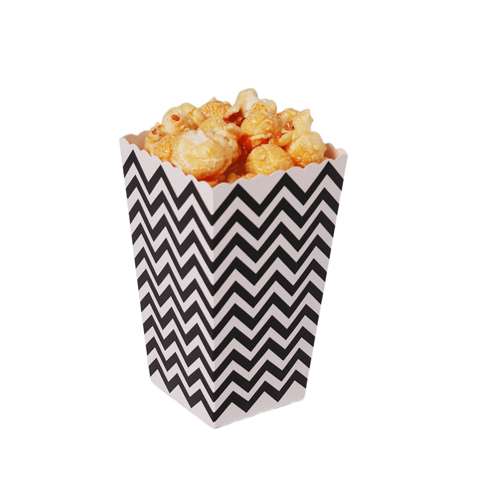 흑백 가로 스트립, 5X7X11.5CM, 흰색 카드