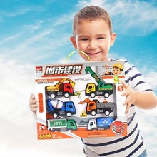 儿童大号仿真工程车玩具车套装高铁复兴号男孩玩具汽车模型批发