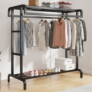 A6T Clothes Hanger Floor-Standing Coat Rack Simple Indoor Clothes Drying Rack 2025 New Removable Cloakroom Storage