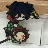 Новая модель по «Истребителю демонов» (Kimetsu no Yaiba): Танжиро, акриловая фигурка в сидячей позе, стойка-табличка, подвесной сувенир, коллекционный подарок, ручная работа