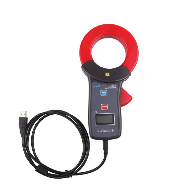 铱泰ETCR6800D大口径钳形电流表汽车交直流泄漏电流测试仪高精度