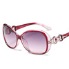 Fashionable retro sunglasses, glasses solar-powered, gradient, wholesale