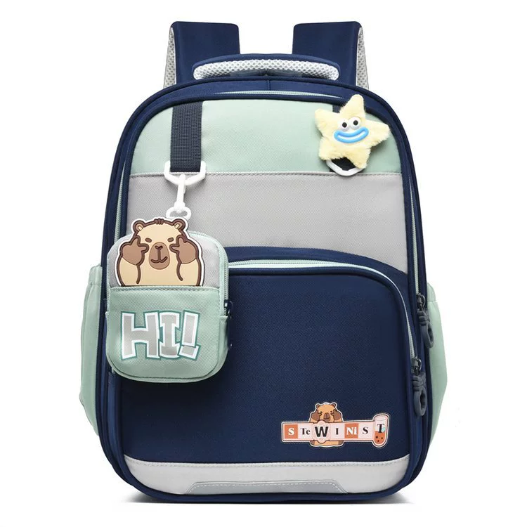 School bag, capacious backpack lightweight, 6-12 years, spine protection, elementary school