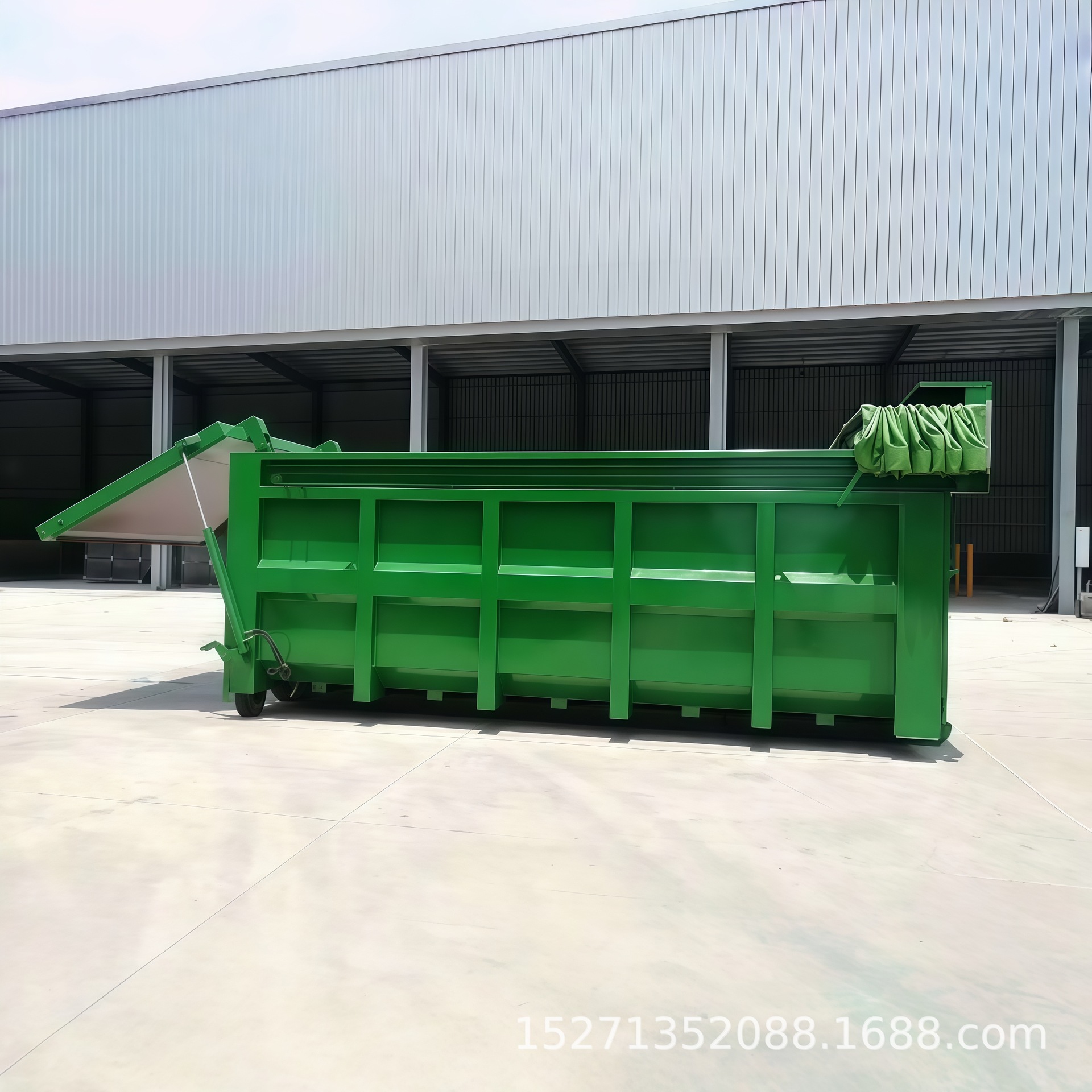 Iron/Stainless Steel Household/Building Waste Bins, Large Waste Transfer Bins for Residential Areas, Campuses, and Streets, Collection Bins