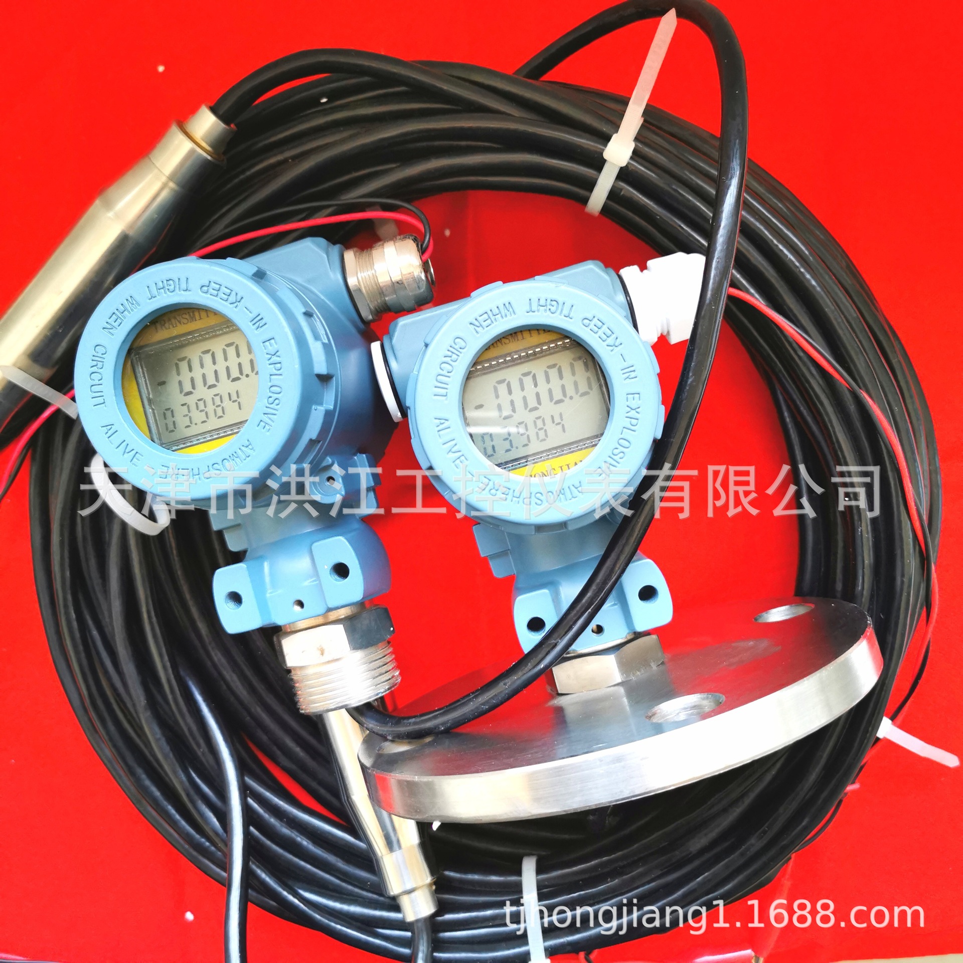 双数显，静压式，投入式液位变送器