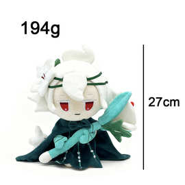 跨境新品White lily Cookie Plush姜饼人王国圣百合毛绒玩偶公仔