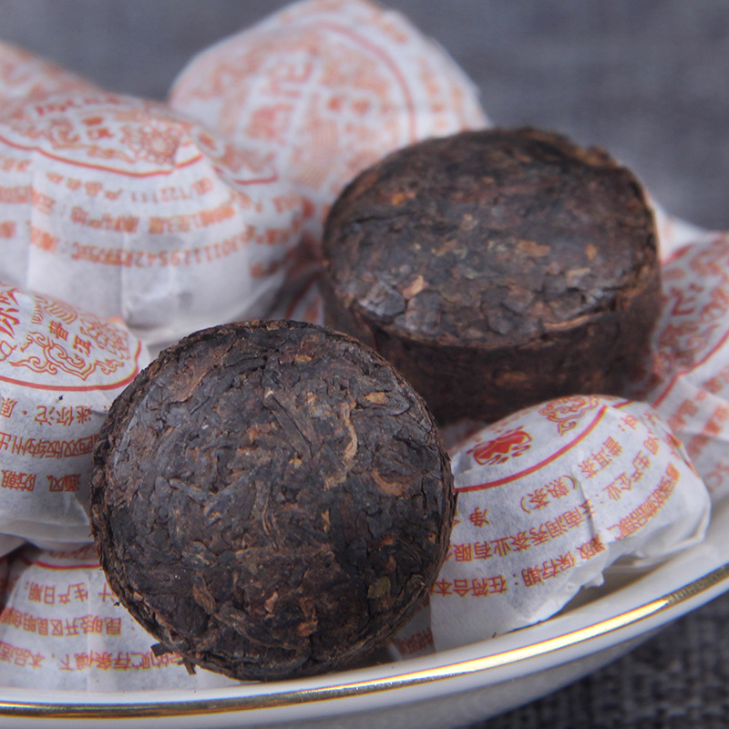 Yunnan Menghai Pu-erh Tea, Shou Cha, Mu Zhi Original Taste Tuo, Mini Small Tuo Original Mellow Aroma Tea 500g