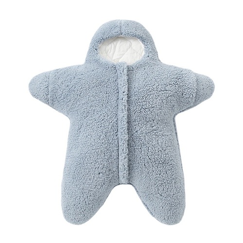 Wrapped baby blanket winter thickened newborn baby outing anti-jumping winter wrapped baby swaddle sleeping bag