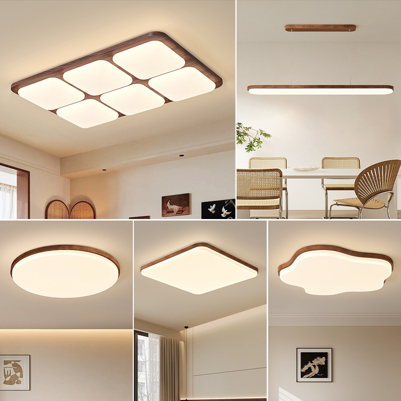 Nueva lámpara de techo china sala de estar luz principal atmósfera de espectro completo estilo medieval paquete de lámparas de dormitorio 2025 nuevo