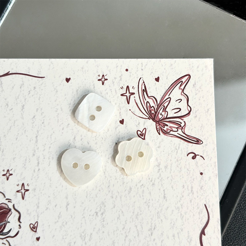 Manufacturer Wholesale Natural Pearl Shell Buttons Shirt Cardigan Sweater Sweater Flower Hidden Buttons White Buttons