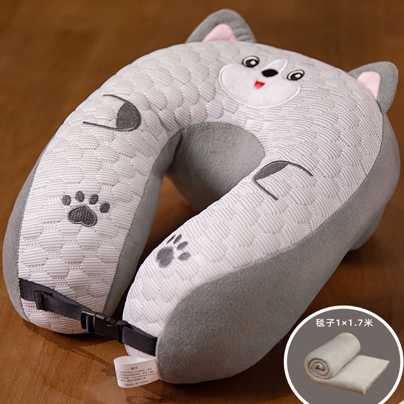 Almohada de Siesta en Forma de U Ergonómica para Oficina y Auto