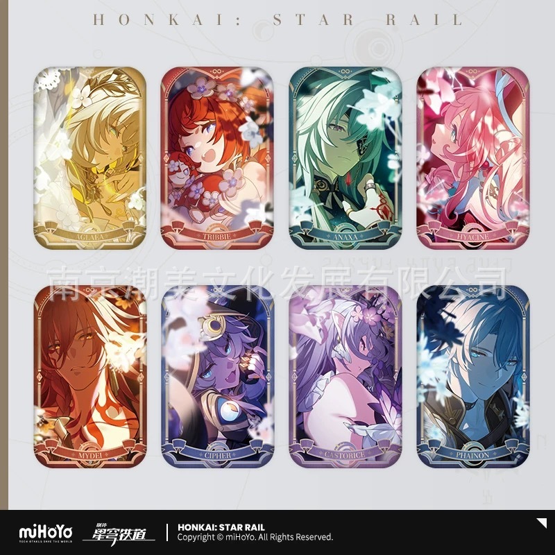 Authentic In-Stock Honkai Star Rail Badge Bar Quartz Fluorescent Cone Series Carnival Honkai Merchandise