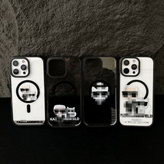 Apple 16promax 携帯電話ケース 13 アクリル iPhone11 ハード 15 男性に適した磁気高品質サングラス猫