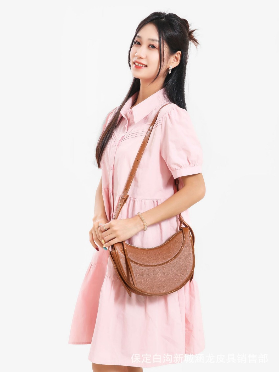 跨境女包欧美复古单肩包女2024新款潮流时尚百搭腋下包通勤手提包