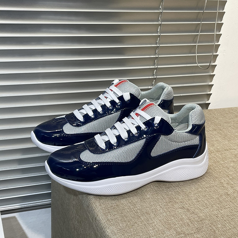 European Station 2025 P Brand Men's Shoes, Big-Name Mesh Patent Leather Breathable Trendy Sports Casual Running Shoes, Mid-Top European Station 2025 P Brand Men's Shoes, Big-Name Mesh Patent Leather Breathable Trendy Sports Casual Running Shoes, Mid-Top