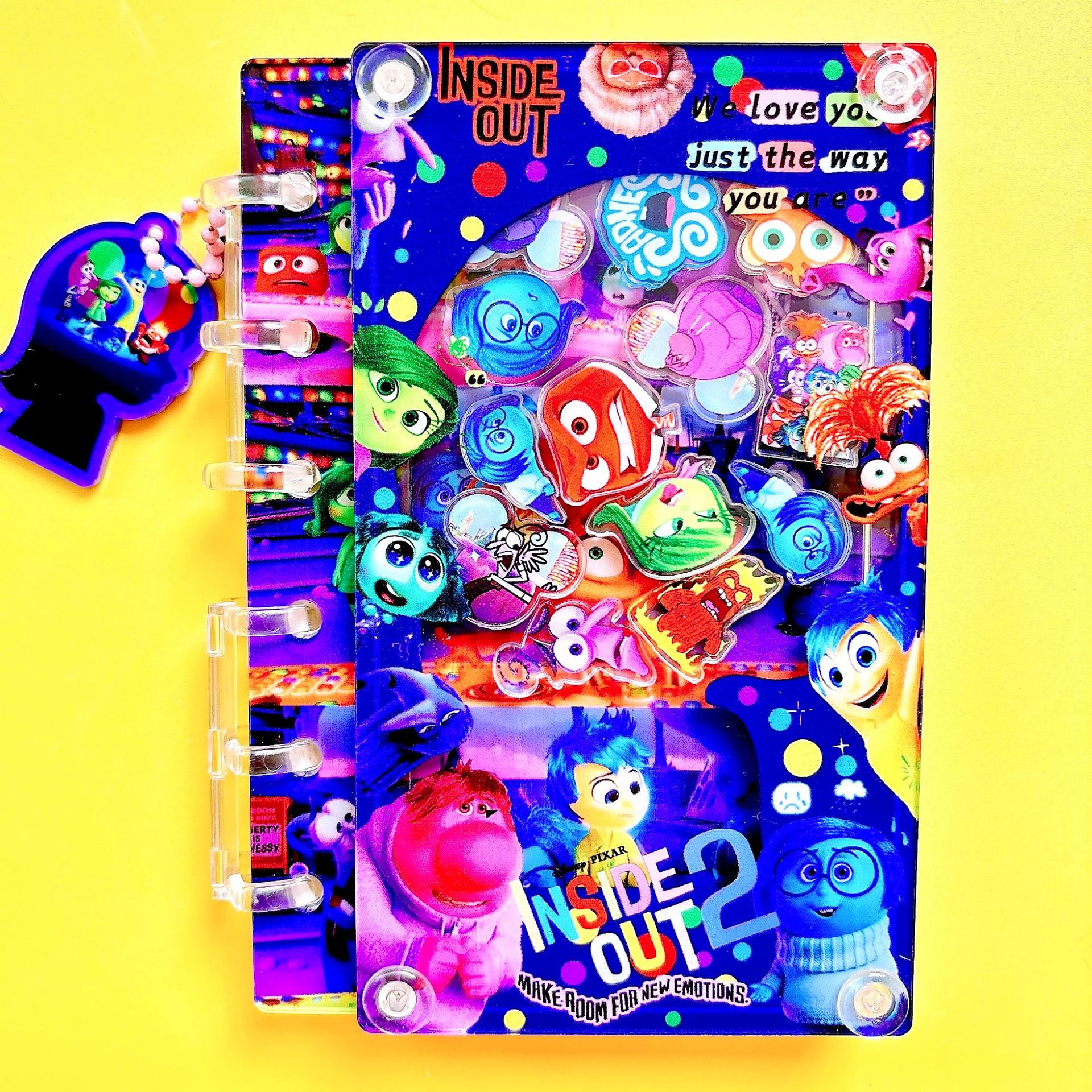 54種類の揺れるアクリルノート、クロスボーダーで人気のTikTokで話題の美しいルーズリーフノート、DIY A7/A5