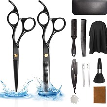 理发剪刀套装彩色剪刀全钢一体专业美发剪子理发工具家用大全