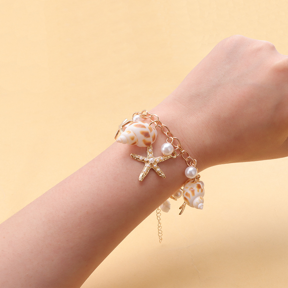 불가사리와 소라 팔찌