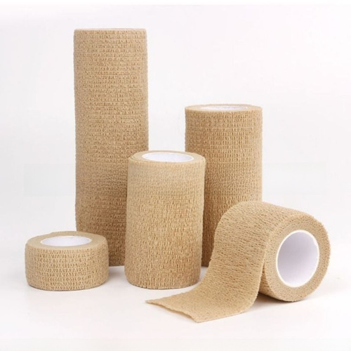 Medical Spider Silk Elastic Bandage for Wound Wrapping, Elastic Fixation, Movement Support, Compression, Pet Self-adhesive Elastic Bandage Straps