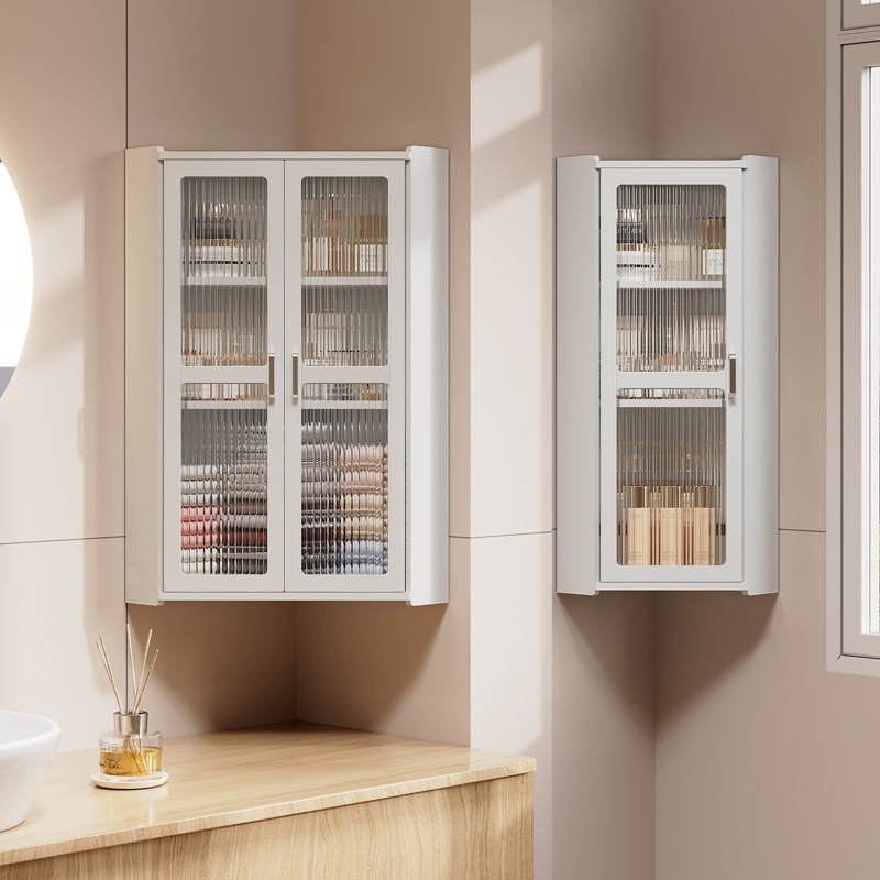Bathroom Toilet Storage Rack Storage Cabinet Wall Cosmetics Washstand Storage Cabinet Corner Small Wall Cabinet Drawer