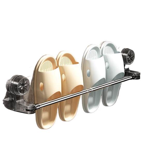 Mobile Suction Cup Towel Bar Towel Rack Punch-free Retractable Bathroom Rotatable Towel Rack Storage Rack Bathroom