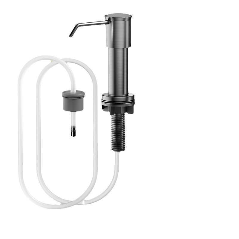 厨房水槽皂液器304不锈钢止回阀洗洁精压取器家用|undefined