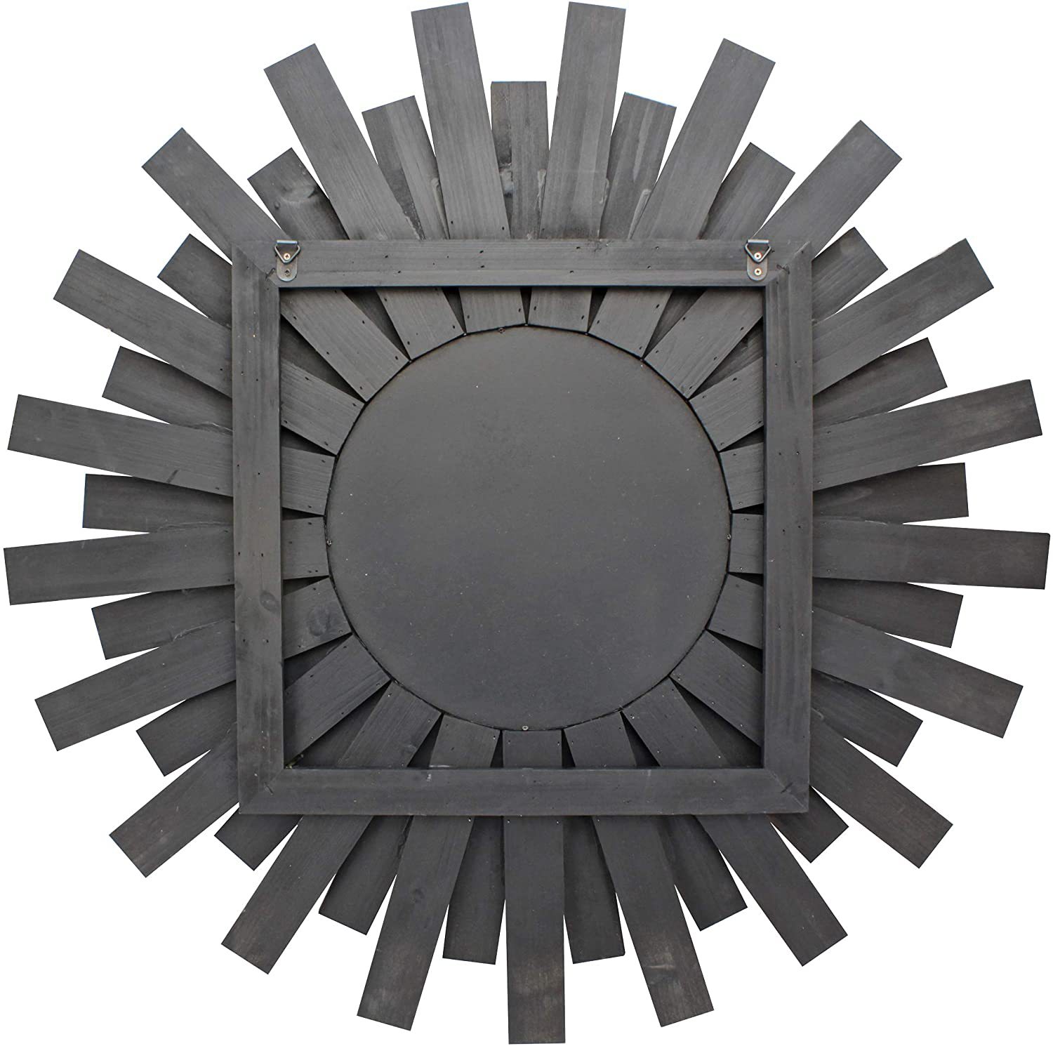 Customizado Amazon nórdico estilo solar espejo de maquillaje espejo de madera sólida retro hacer viejos espejos decorativos de pared