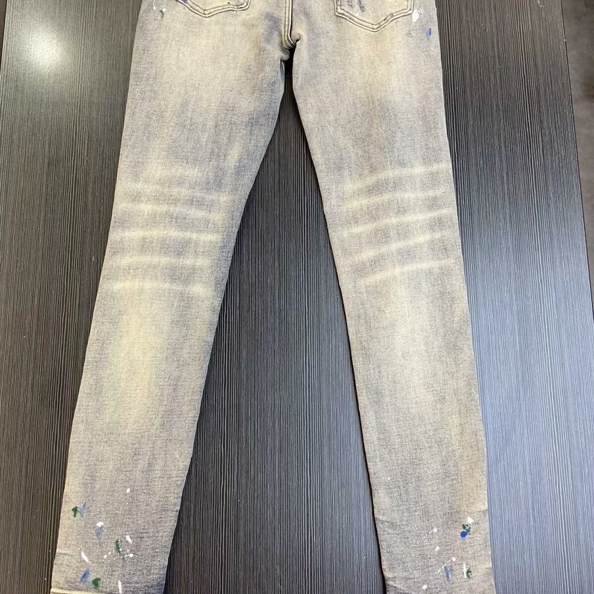 Men's Clothing Men's Retro Distressed Ripped Patched Stretch Slim Fit Skinny Jeans High Street Fashion Brand For Formal & Casual_mkmklike.com