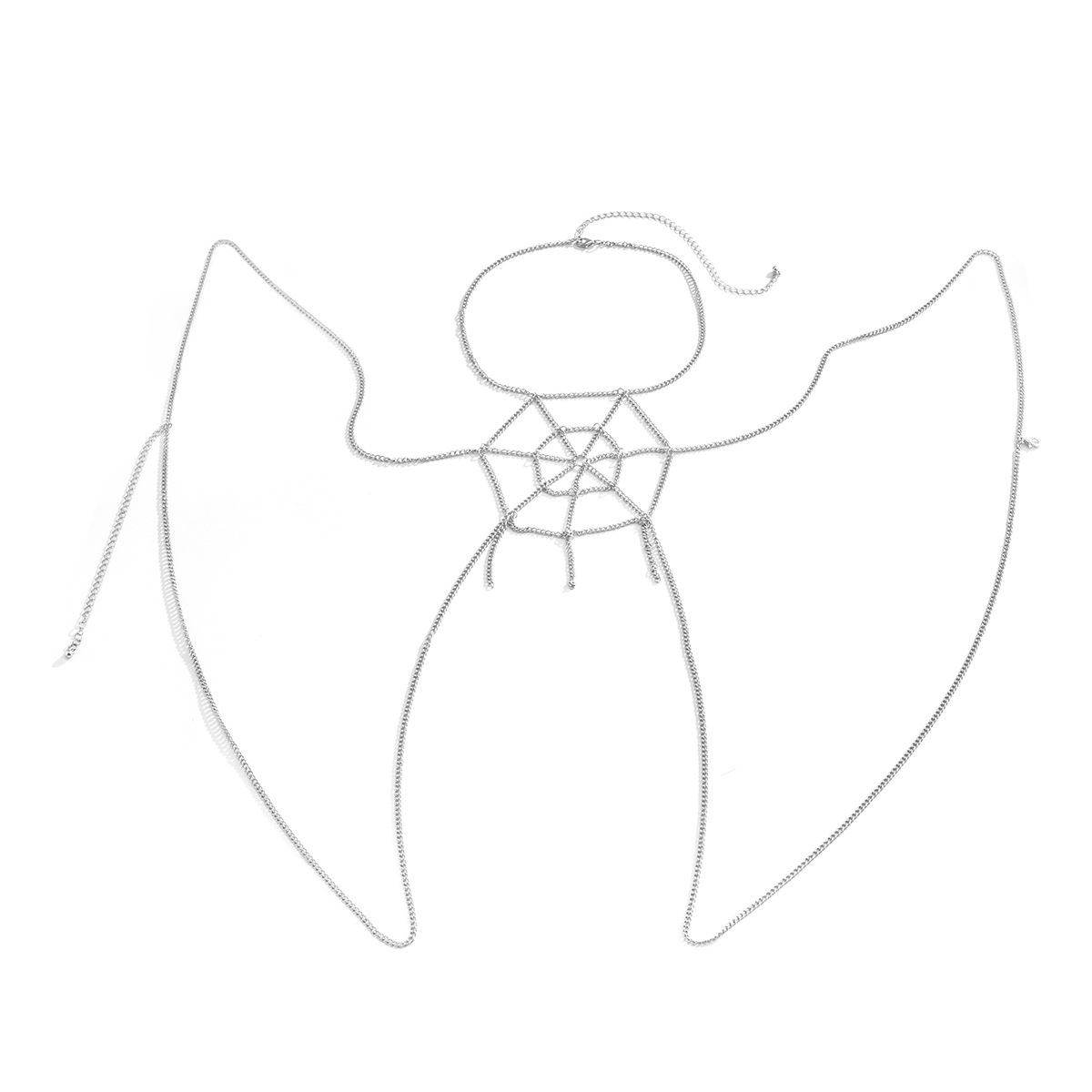 Fashion Spider Web Metal Plating Body Chain