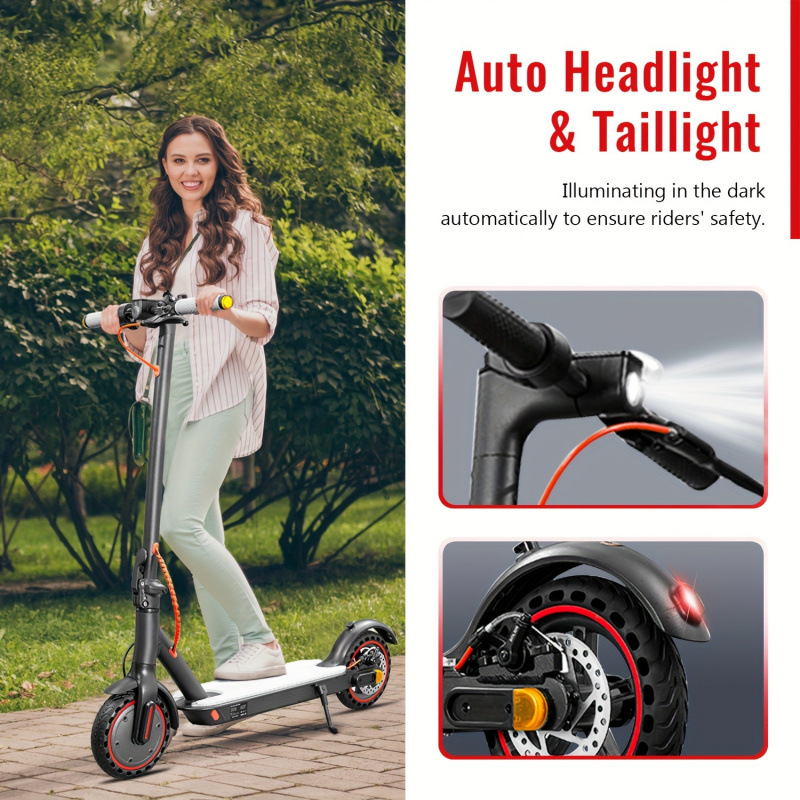 Electric Scooter 350W 36V 8.5 Inch Solid Tires 25 Mi image 5