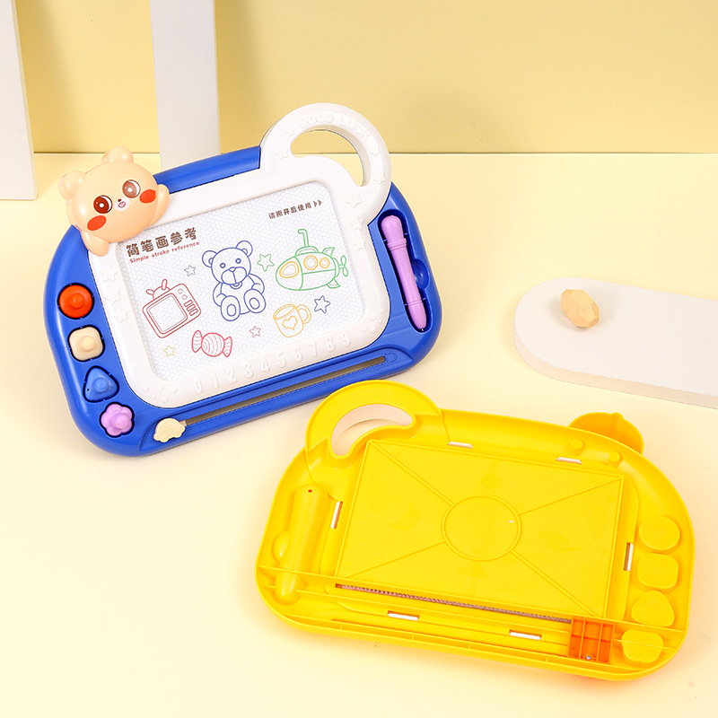 Jingjing tablero de escritura para niños tablero de dibujo magnético juguete de dibujos animados color Niños Bebé graffiti tablero de juguete al por mayor