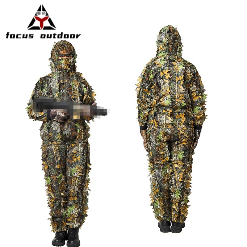 Disparar al aire libre 3D camuflaje hojas camuflaje Geely camuflaje invisible ropa de observación de aves ropa de camuflaje