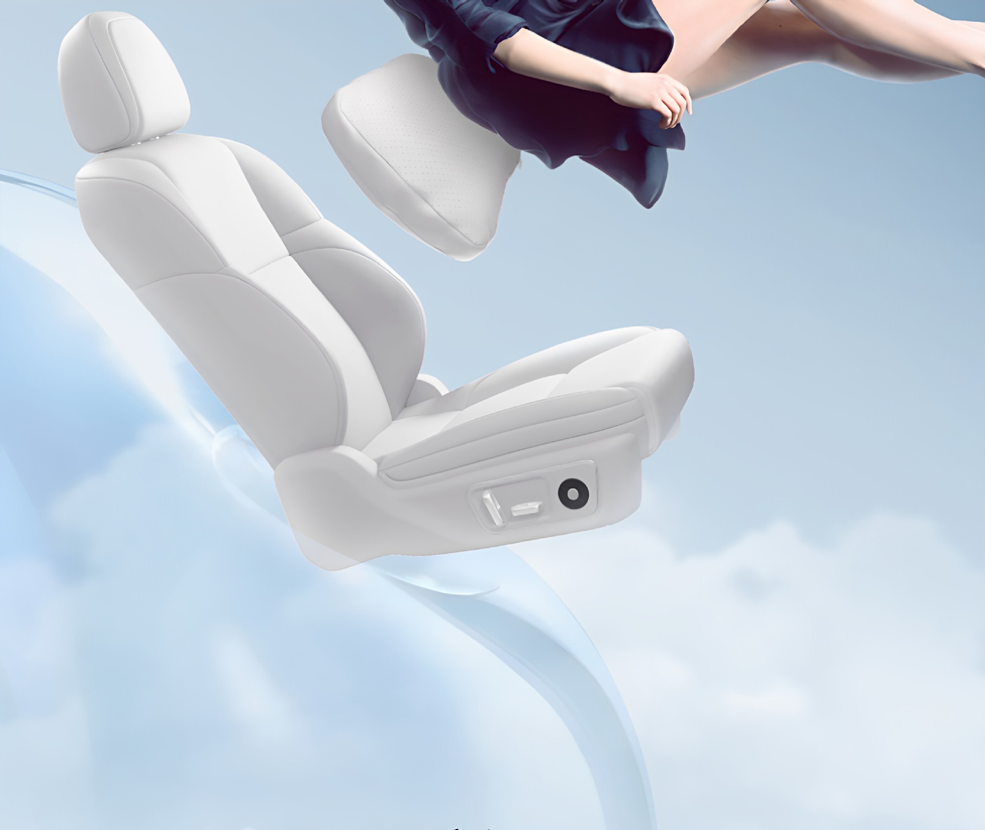 Suitable for Fengyun T9L Headrest, Lumbar Support, Neck Pillow, Neck and Waist Protection, Essential Car Interior Modification Accessories
