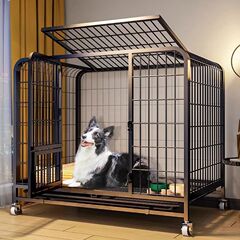 犬ケージ中型小型犬大型室内トイレ付き一体柴犬コーギー犬小屋ペットケージ犬フェンス