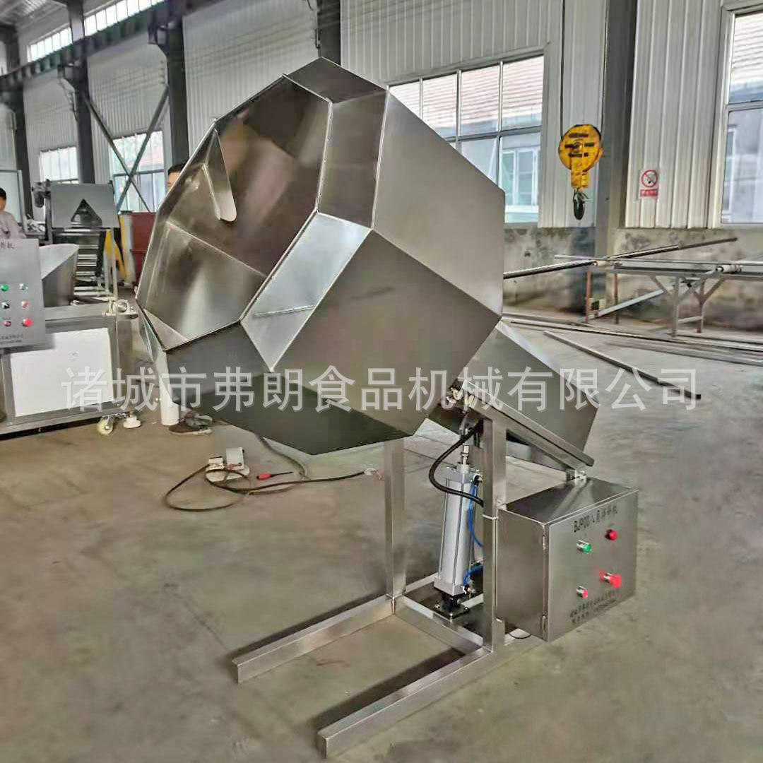 全自动变频调速拌料机 蚕豆花生米调味拌料机 不锈钢八角拌料机