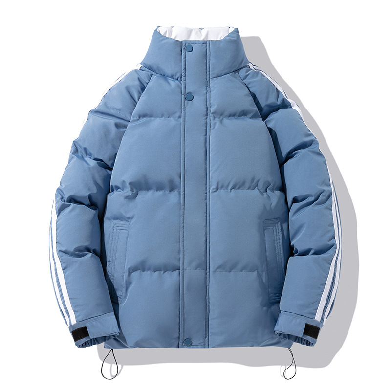 Ropa para hombre, chaquetas cortas acolchadas de algodón versátiles para hombre, abrigos de invierno sueltos para mantenerse abrigado_voghion.com