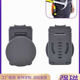 腰夹强磁吸盘强磁包胶吸盘磁性吸盘磁力圆形铁硼磁力座工具夹