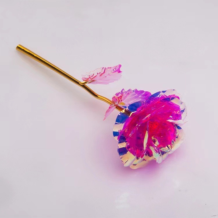 厂家批发 金箔玫瑰花礼盒彩金玫瑰套装情人节玫瑰花|undefined
