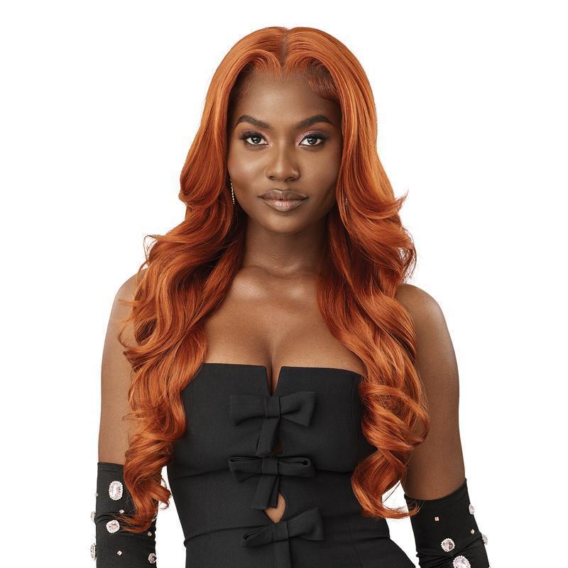 Cross-Border Synthetic Lace Front Lace Front Wig Perfect Hairline Glue-Free Fully Hand-Woven