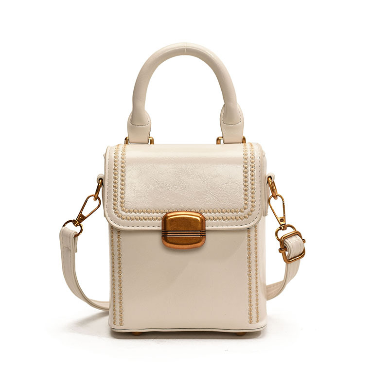 Bolso de moda retro mujer 2025 primavera nuevo bolso ocio retro bolso de nicho popular trampolín de viaje de moda