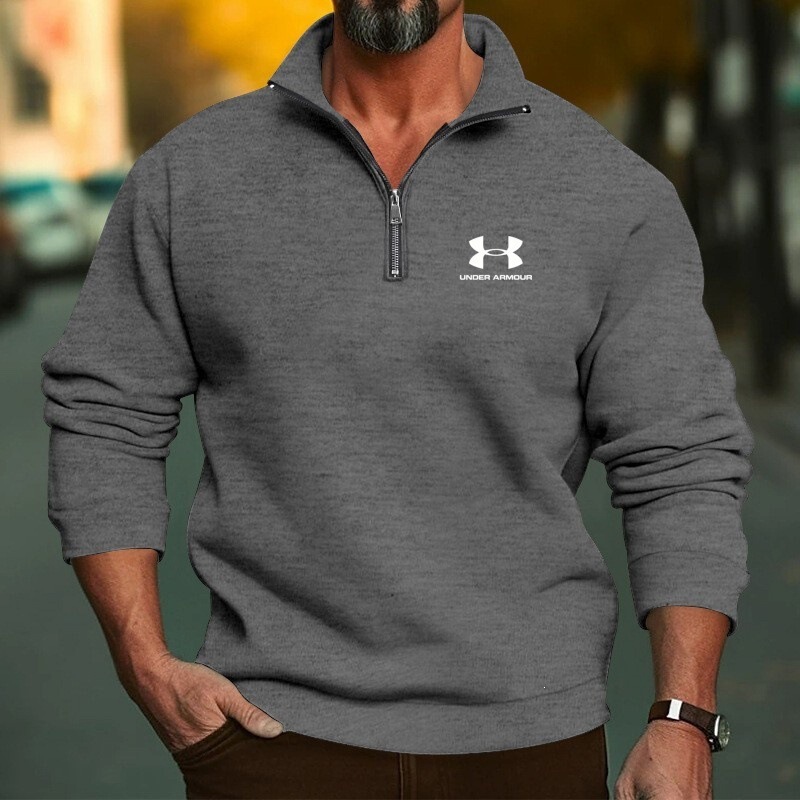 Half-Zip Stand-Up Collar Sweatshirt Trendy Simple Loose Fit Plus Size Amazon Temu Fleece Men's Clothing Cross-Border Xxlxxxl Half-Zip Stand-Up Collar Sweatshirt Trendy Simple Loose Fit Plus Size Amazon Temu Fleece Men's Clothing Cross-Border Xxlxxxl